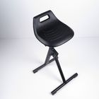 Μαύρη πολυουρεθάνιου καθισμάτων στάσεων έδρα εργασίας υποστήριξης ποδιών σκαμνιών σταθερή ψαροκόκκαλο προμηθευτής